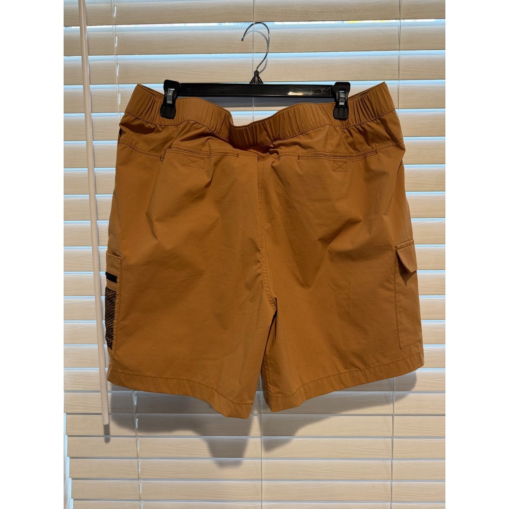 Royal Robbins Men's Active Fit Nylon Cargo Shorts Tan Size 36/7 Belted Quick Dry - Picture 7 of 7